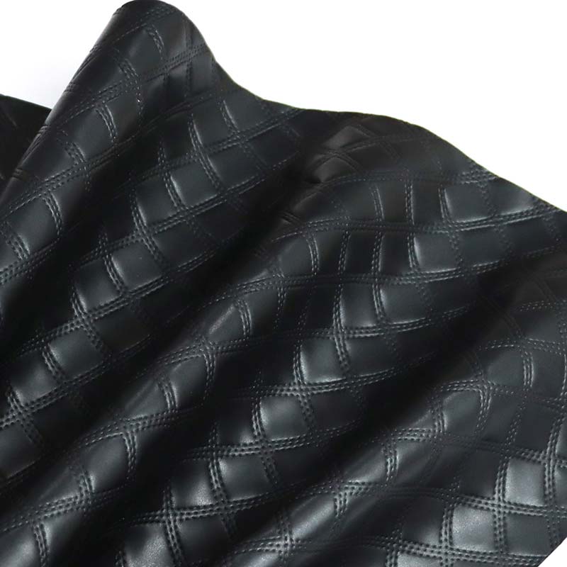 Rhombus Artificial PVC Leather Outdoors Material