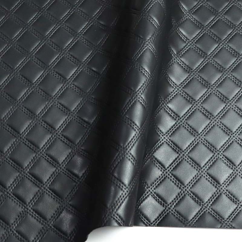 Rhombus Artificial PVC Leather Outdoors Material