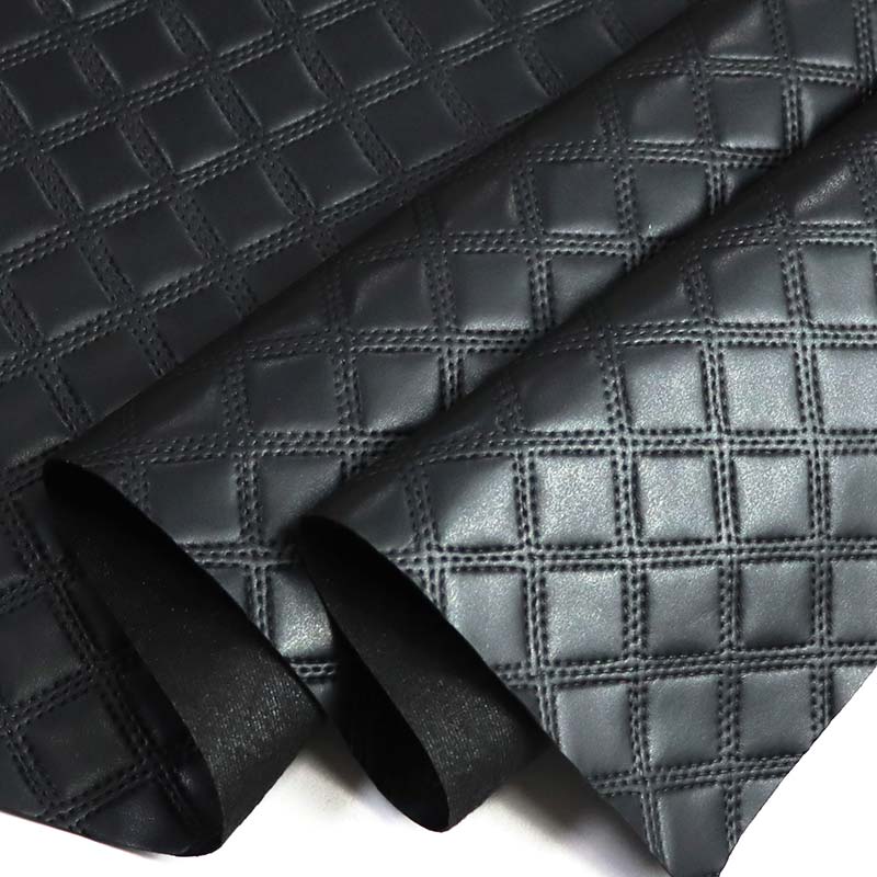 Rhombus Artificial PVC Leather Outdoors Material