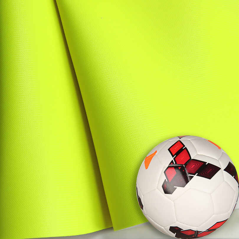 Fluorescein Footballs Bals PU छालाको कपडा