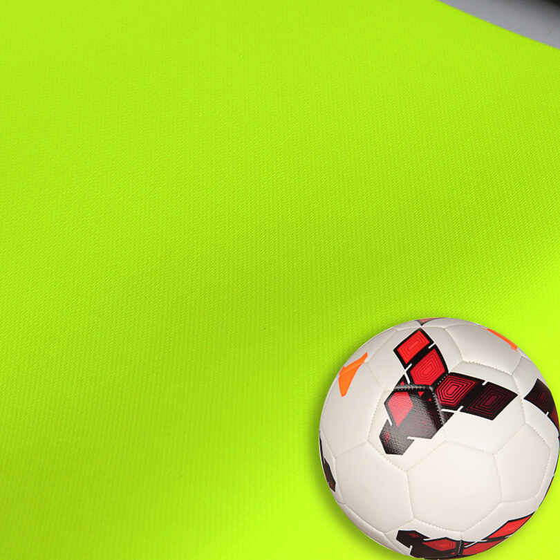Fluorescein Footballs Bals PU छालाको कपडा